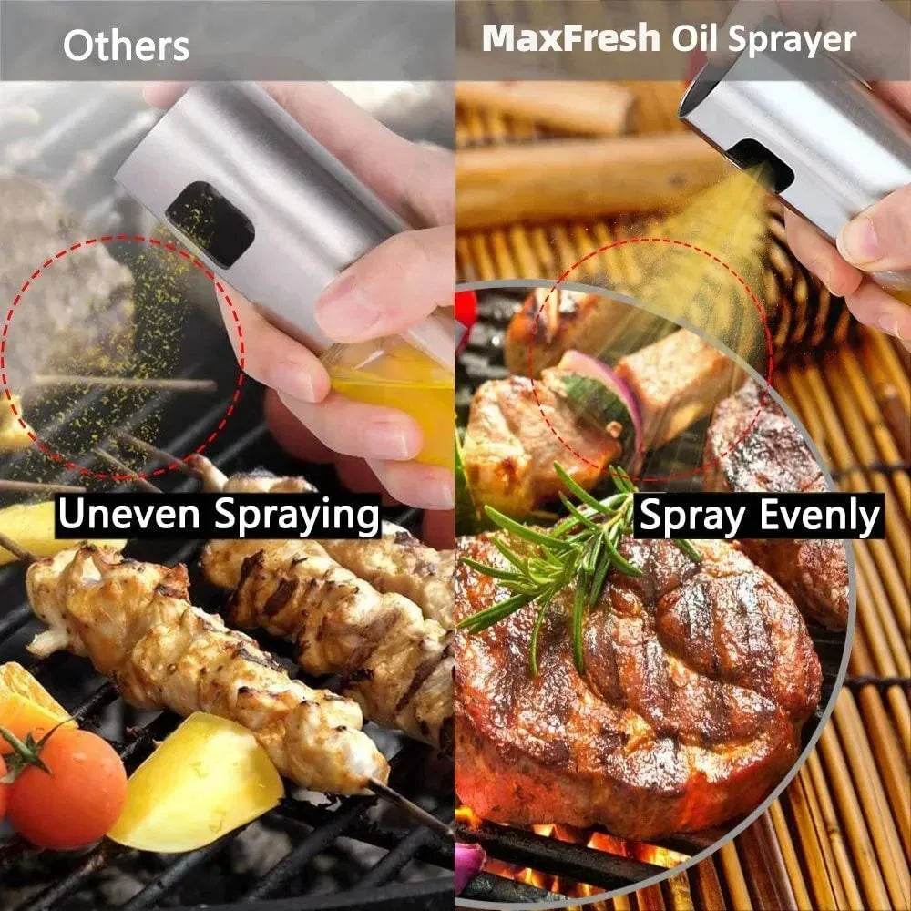 Oil Mister Spray Bottle – Refillable Olive Oil Sprayer for Air Fryer, Grill & Cooking | CasaFlow