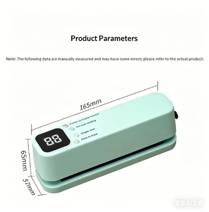 Vacuum Food Sealer – Portable Electric Freshness Keeper for Bags & Containers | CasaFlow