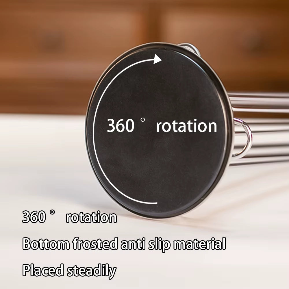360° Rotating Coffee Pod Holder – Capsule Storage Carousel Rack, Holds 40 Pods | CasaFlow
