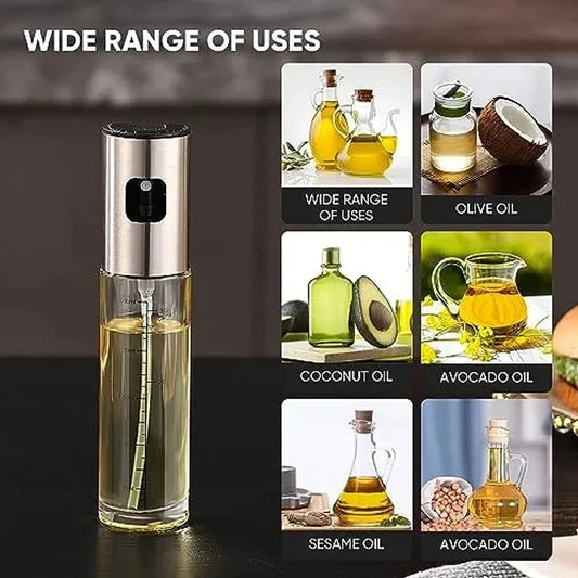 Oil Mister Spray Bottle – Refillable Olive Oil Sprayer for Air Fryer, Grill & Cooking | CasaFlow