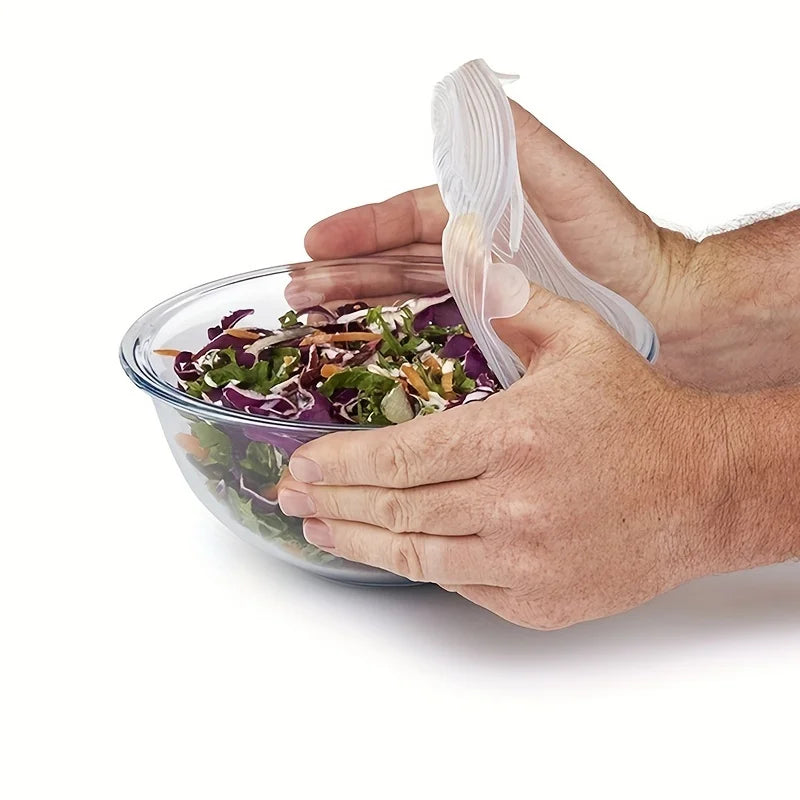 Silicone Stretch Lids Set (6-Piece) – Reusable Food Covers for Bowls, Cans & Containers | CasaFlow