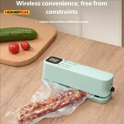 Vacuum Food Sealer – Portable Electric Freshness Keeper for Bags & Containers | CasaFlow