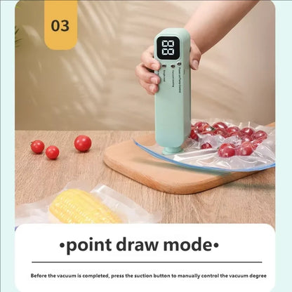 Vacuum Food Sealer – Portable Electric Freshness Keeper for Bags & Containers | CasaFlow