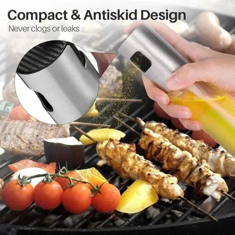 Oil Mister Spray Bottle – Refillable Olive Oil Sprayer for Air Fryer, Grill & Cooking | CasaFlow